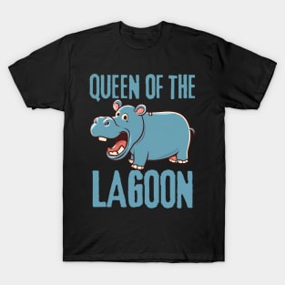 Hippo Queen of the Lagoon T-Shirt